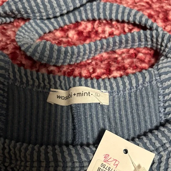 Blue Striped Jumpsuit - Picture 2 of 2